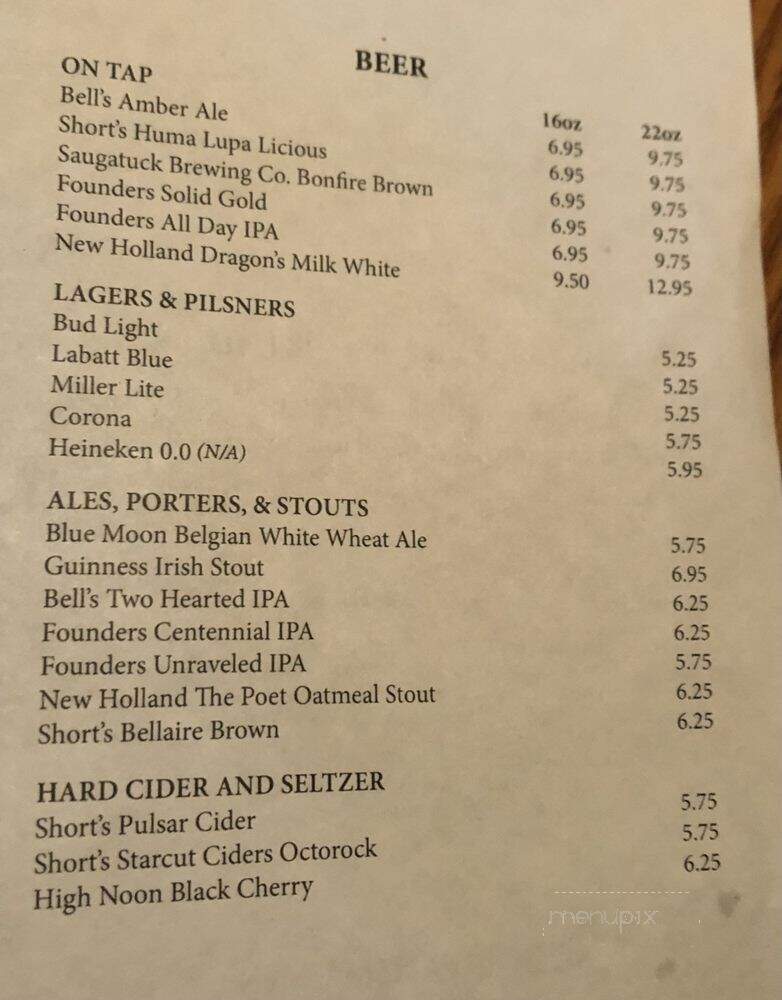 Real Seafood Co - Ann Arbor, MI menu_pic