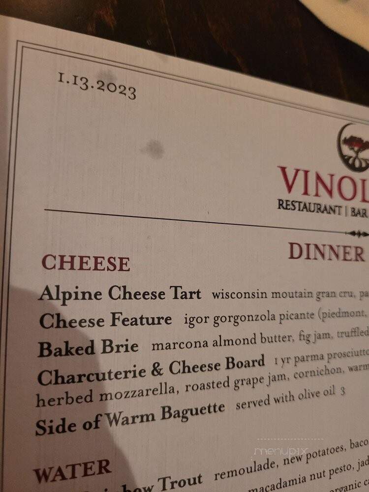 Vinology - Ann Arbor, MI menu_pic