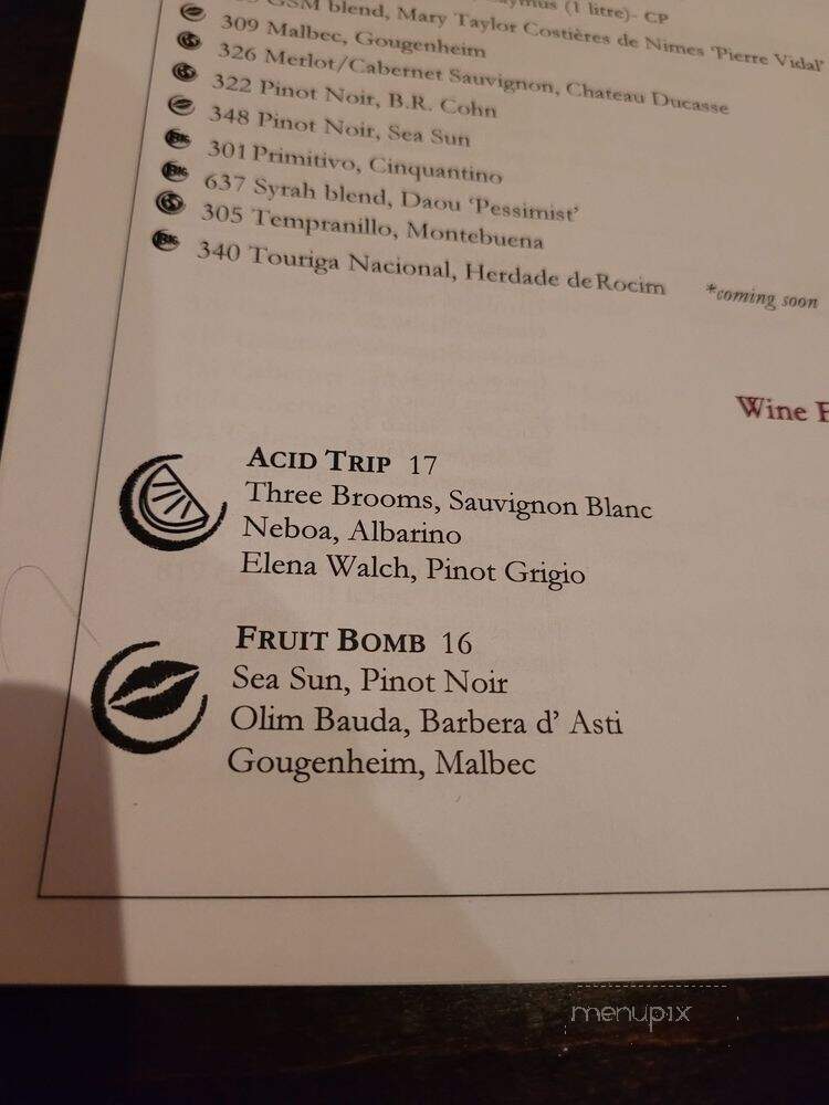 Vinology - Ann Arbor, MI menu_pic