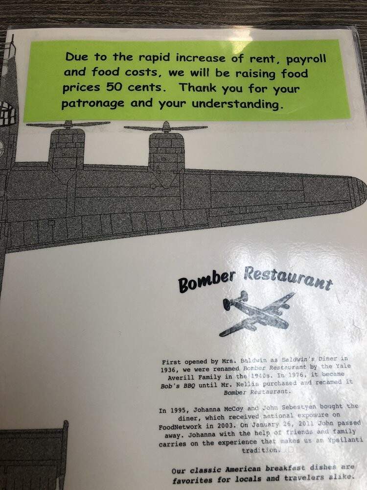 Bomber Restaurant - Ypsilanti, MI