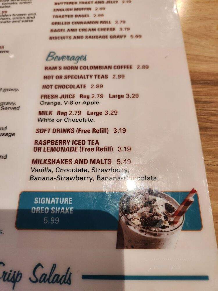 Ram's Horn Restaurant - Southfield, MI menu_pic