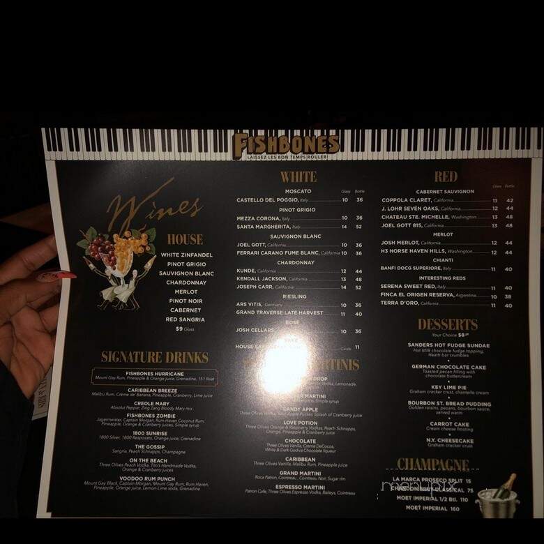 Fishbone's Rhythm Kitchen Cafe - Southfield, MI menu_pic