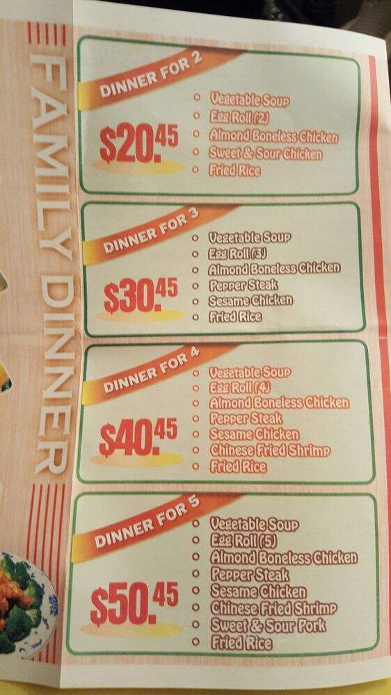 China Star - Clinton Township, MI menu_pic
