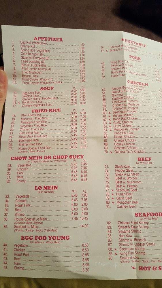 China Star - Clinton Township, MI menu_pic