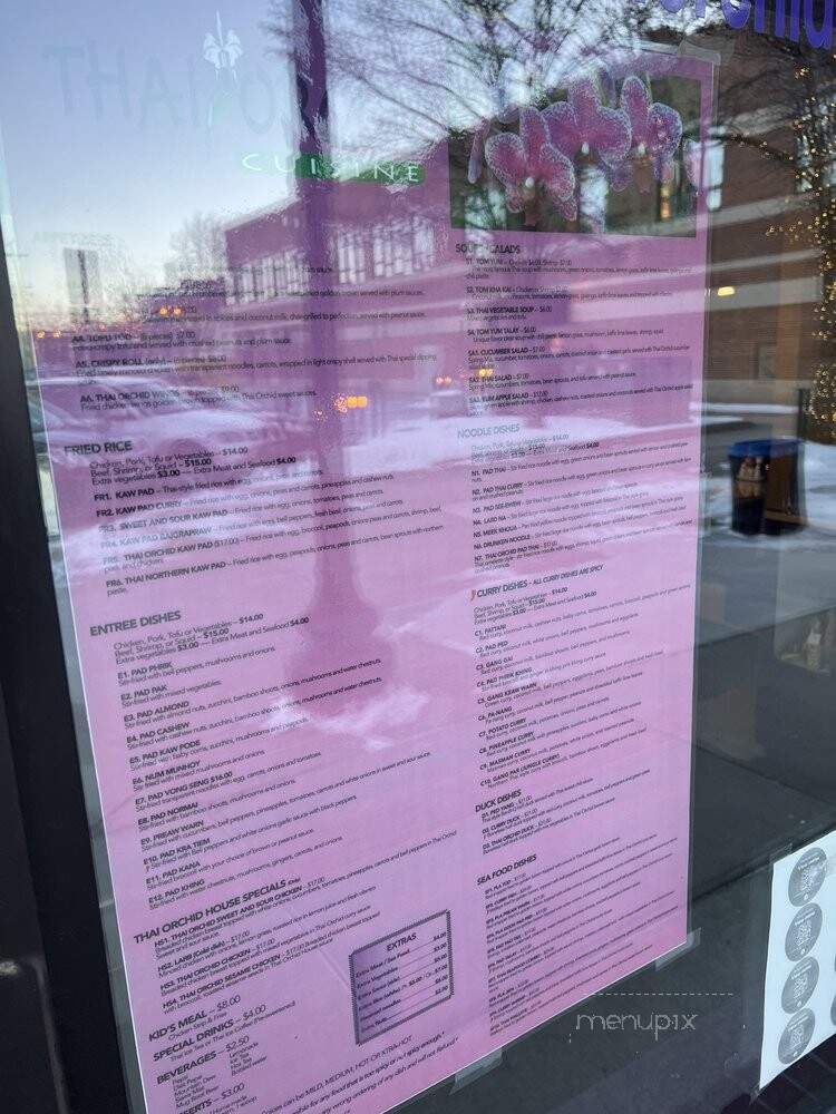 Thai Orchid Cuisine - Mount Clemens, MI menu_pic