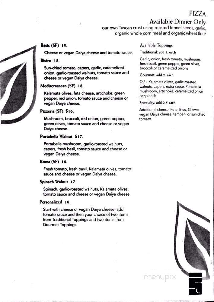 Inn Season Cafe - Royal Oak, MI menu_pic