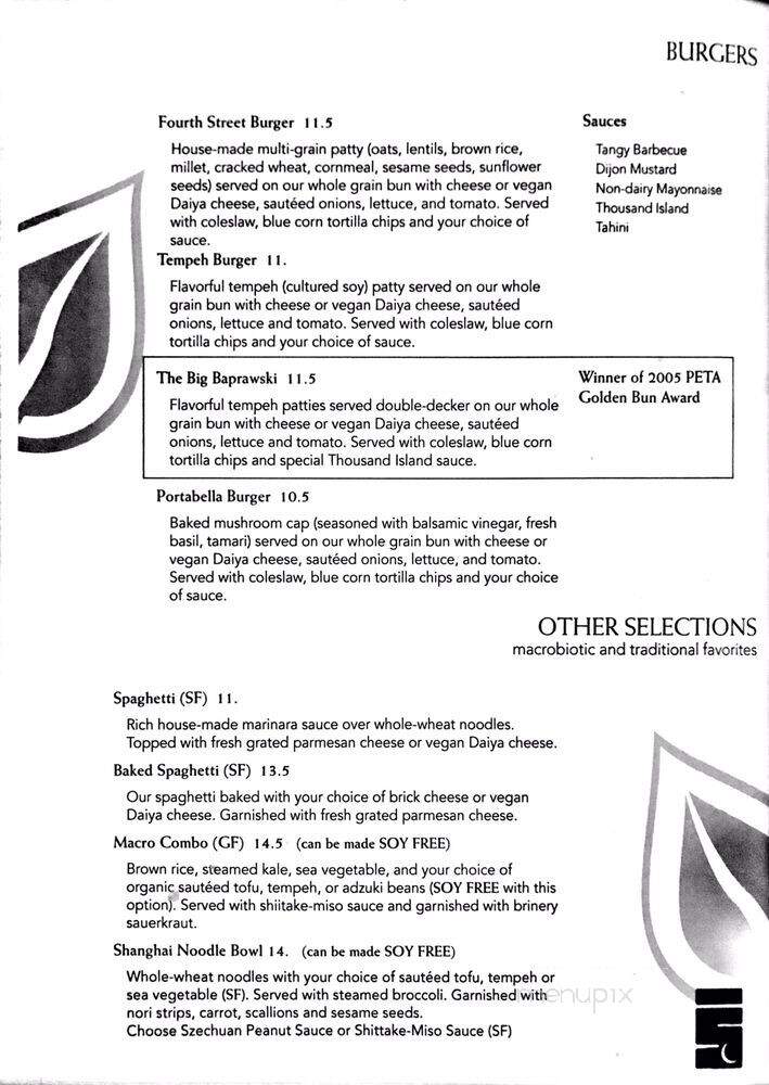 Inn Season Cafe - Royal Oak, MI menu_pic
