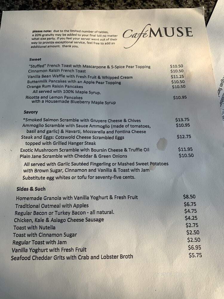 Cafe Muse - Royal Oak, MI