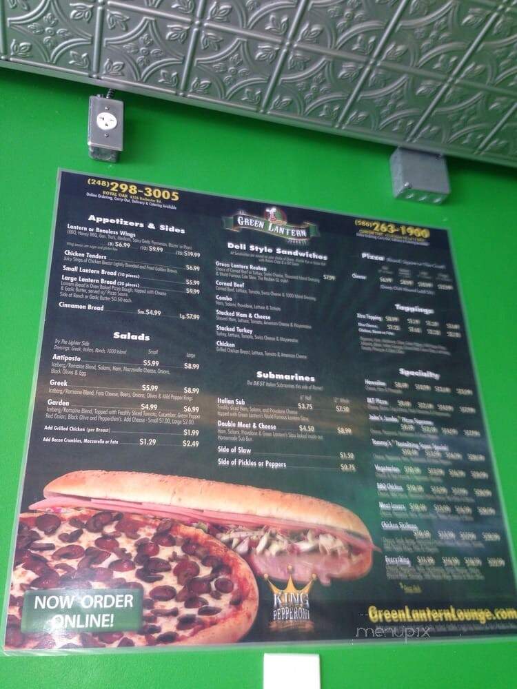 Green Lantern Pizzeria - Royal Oak, MI