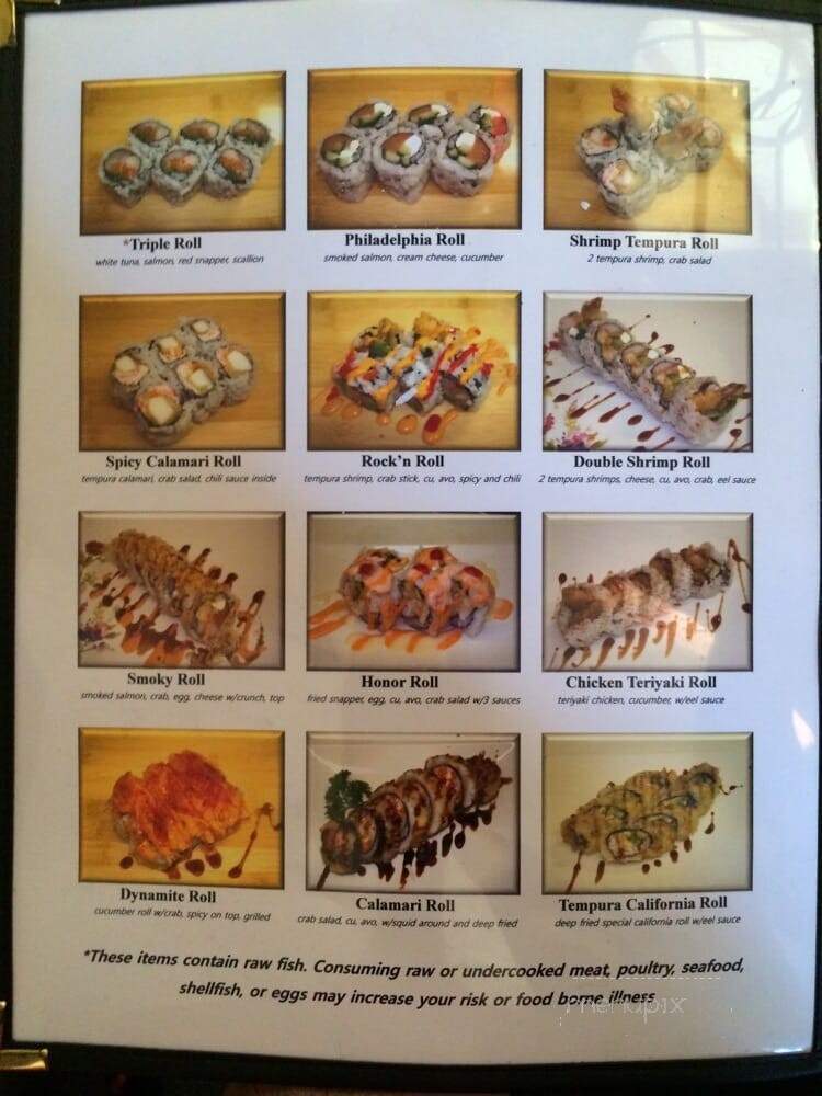 Wow Sushi - Troy, MI menu_pic