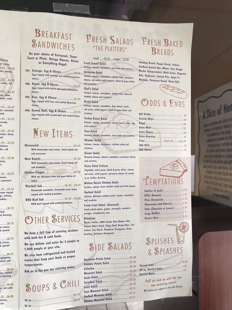 Troy Deli - Troy, MI menu_pic