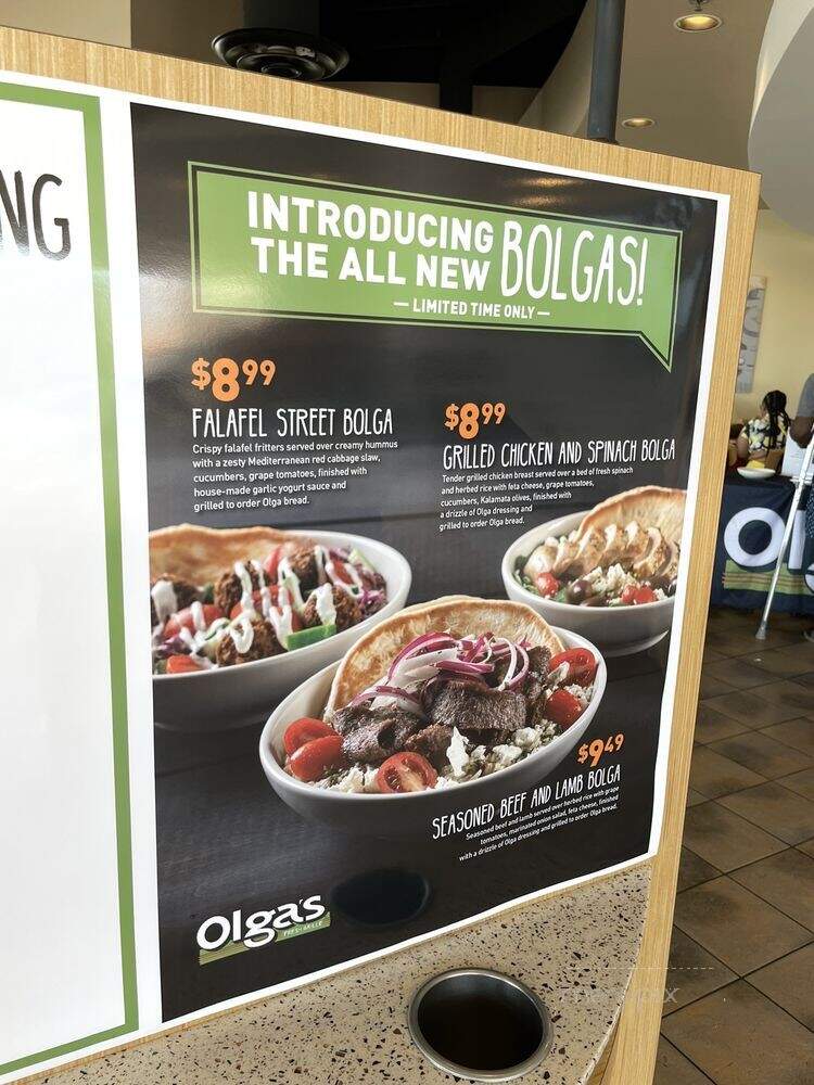 Olga's Kitchen - Troy, MI menu_pic