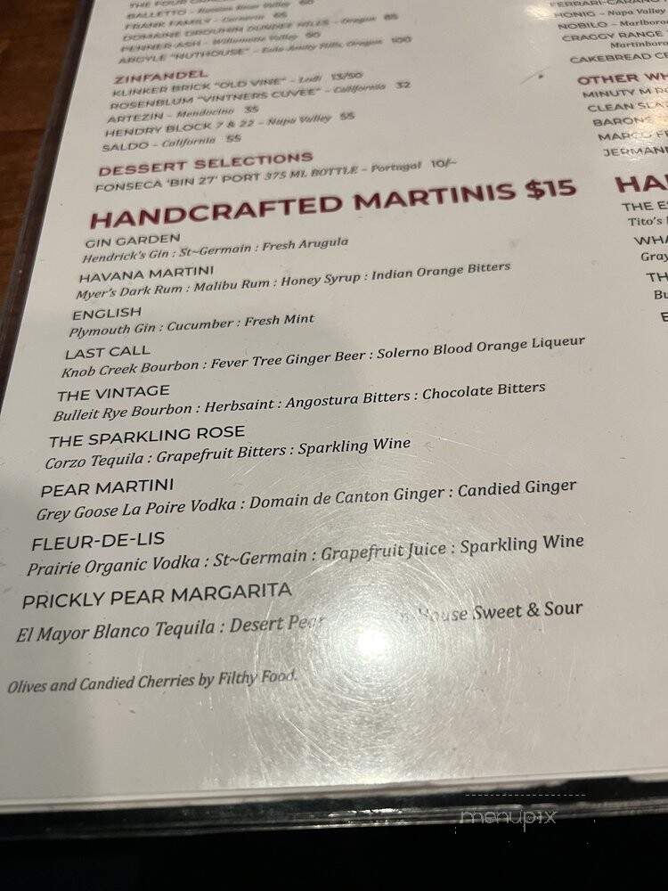 J. Alexander's - Troy, MI menu_pic