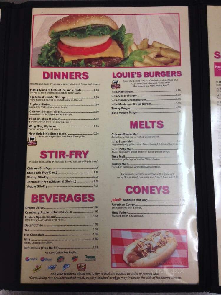 Louie's Ham & Corn Beef Shop - Warren, MI menu_pic