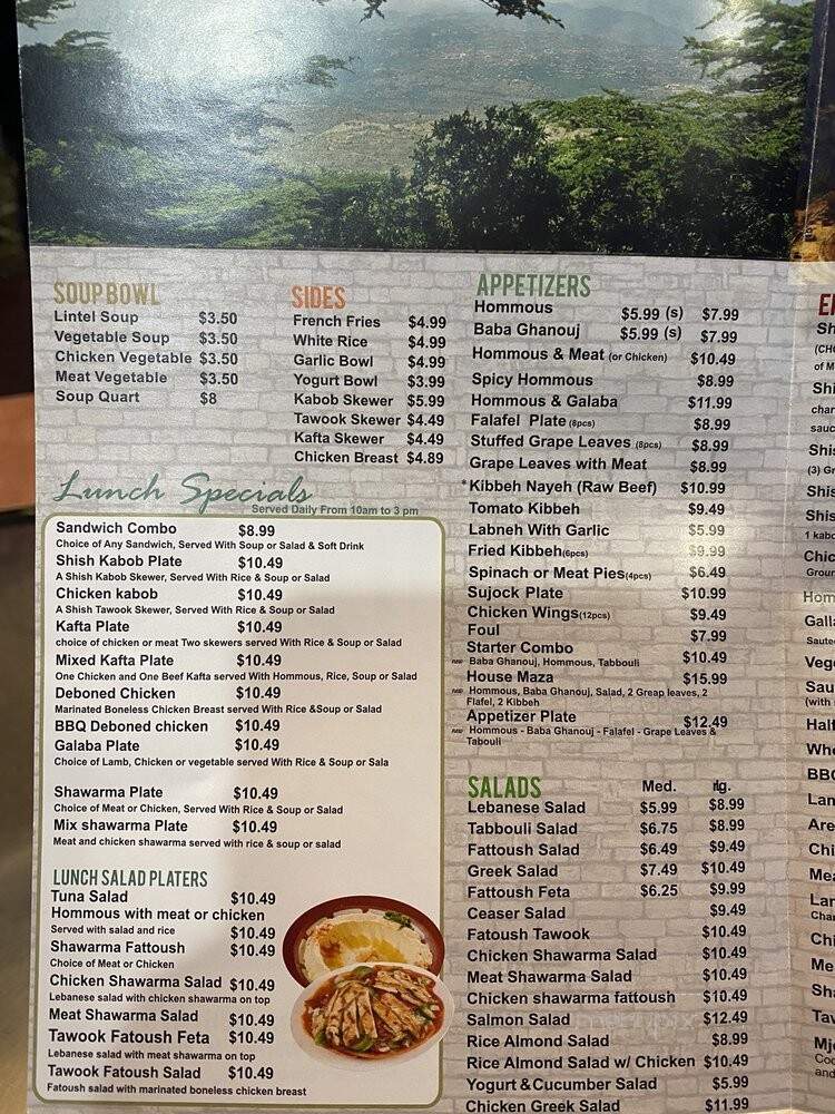Super Kabob House - Warren, MI menu_pic