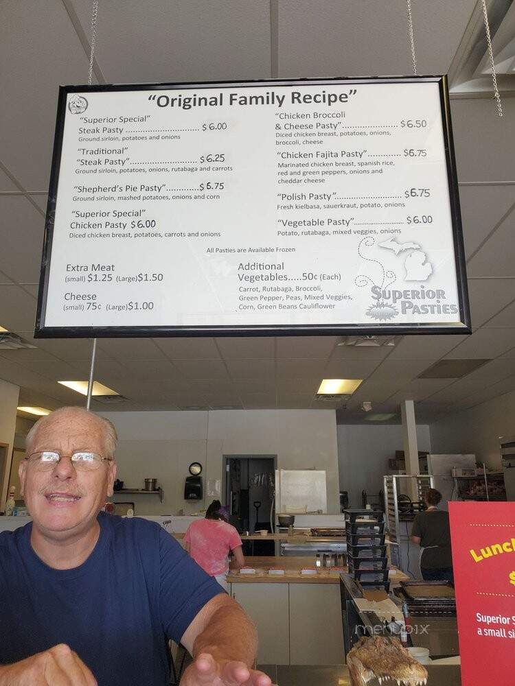 Superior Pasties - Livonia, MI menu_pic