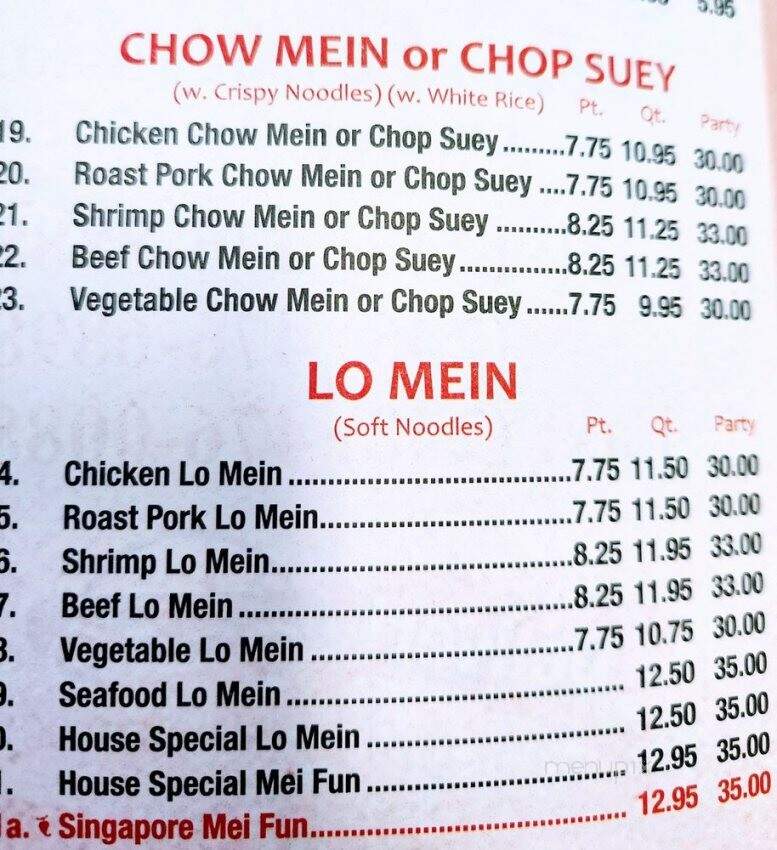 Dynasty Of Livonia - Livonia, MI menu_pic
