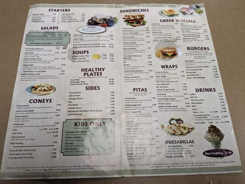 Leda's Coney Island - Livonia, MI menu_pic