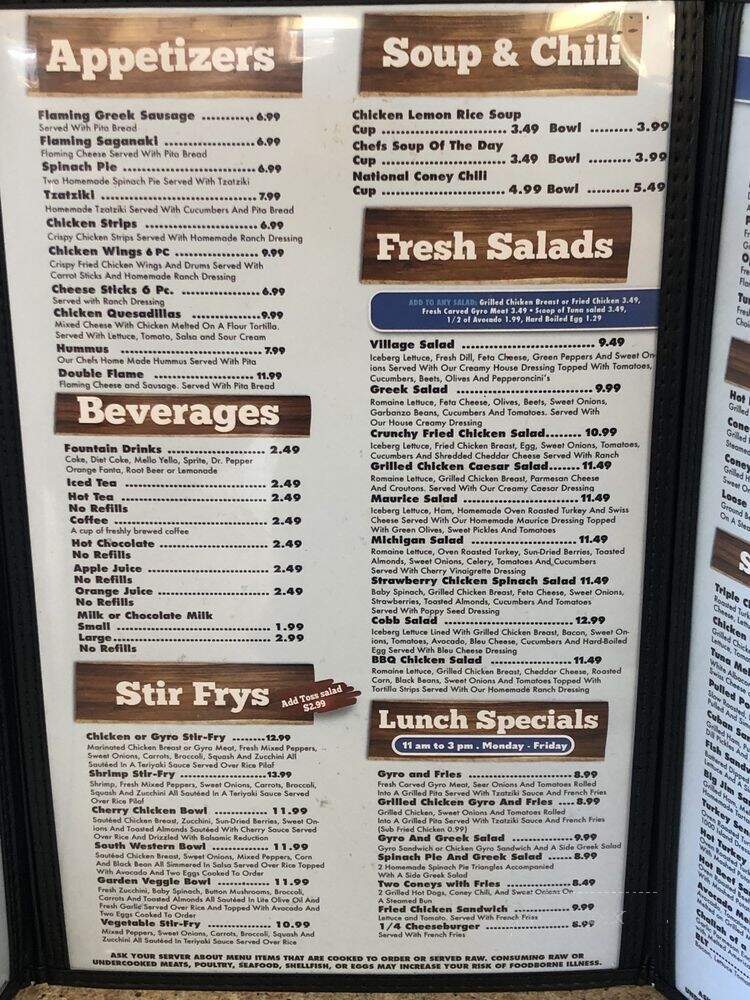 Riverfront Family Restaurant - Rockwood, MI menu_pic