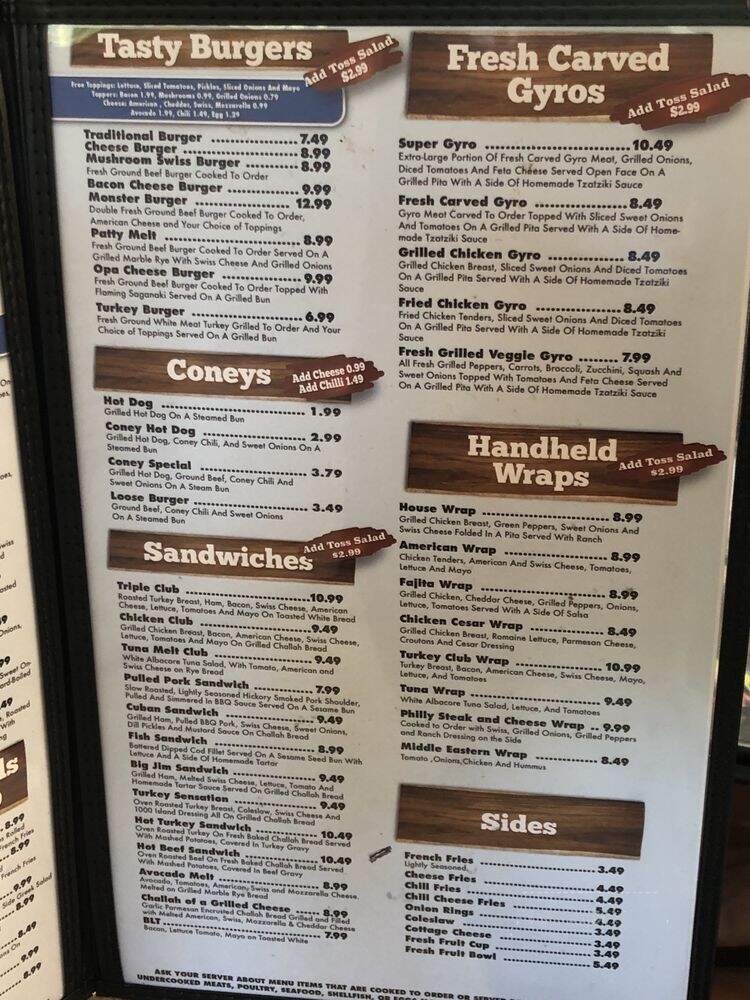 Riverfront Family Restaurant - Rockwood, MI menu_pic
