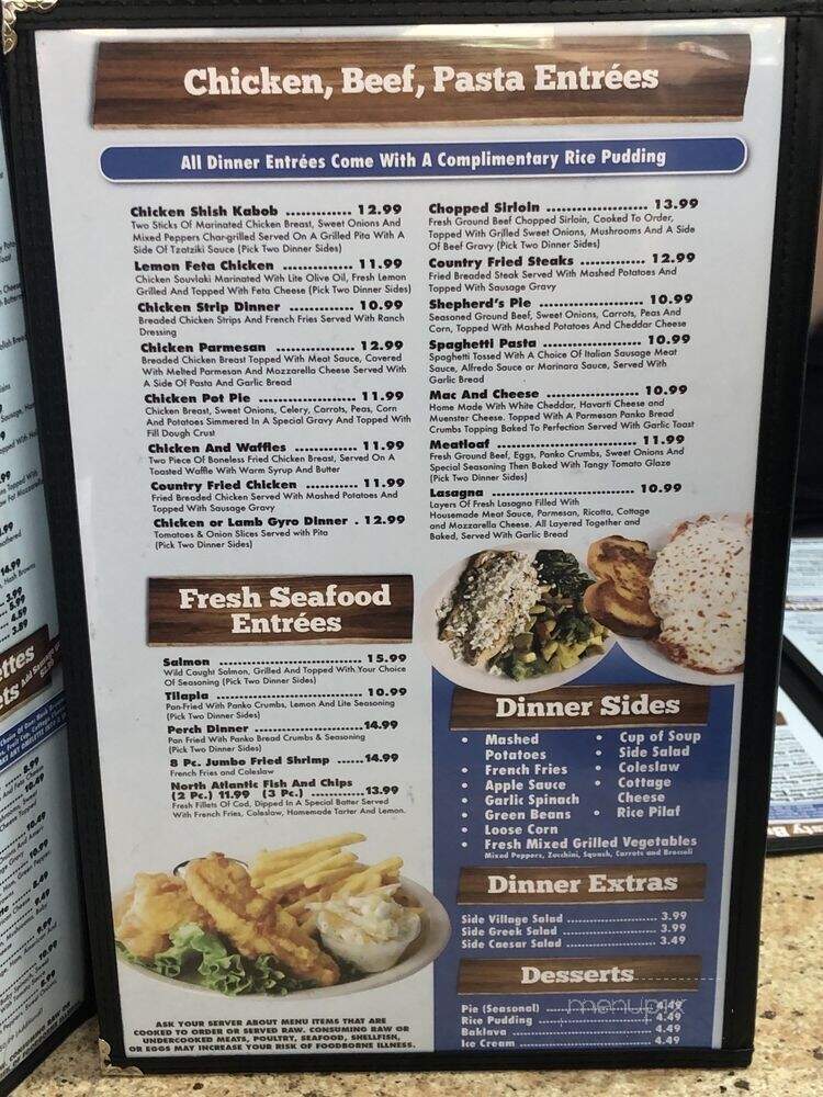 Riverfront Family Restaurant - Rockwood, MI menu_pic