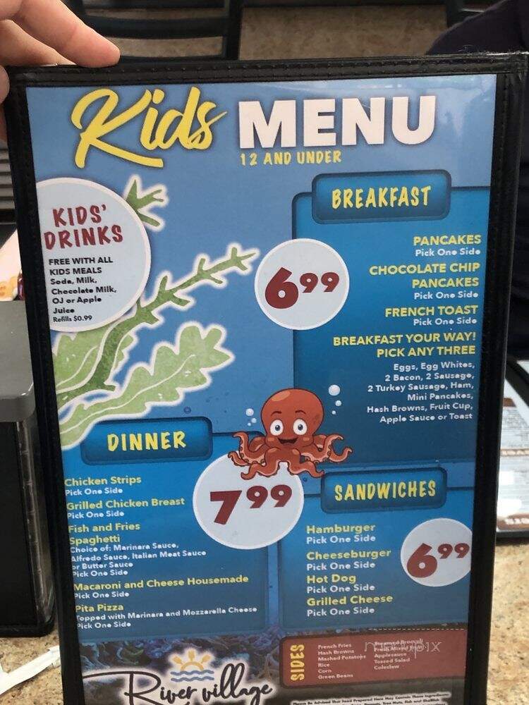 Riverfront Family Restaurant - Rockwood, MI menu_pic