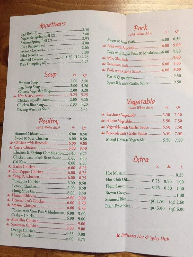 China Chef - Romulus, MI menu_pic