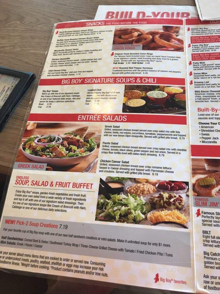 Big Boy - Taylor, MI menu_pic