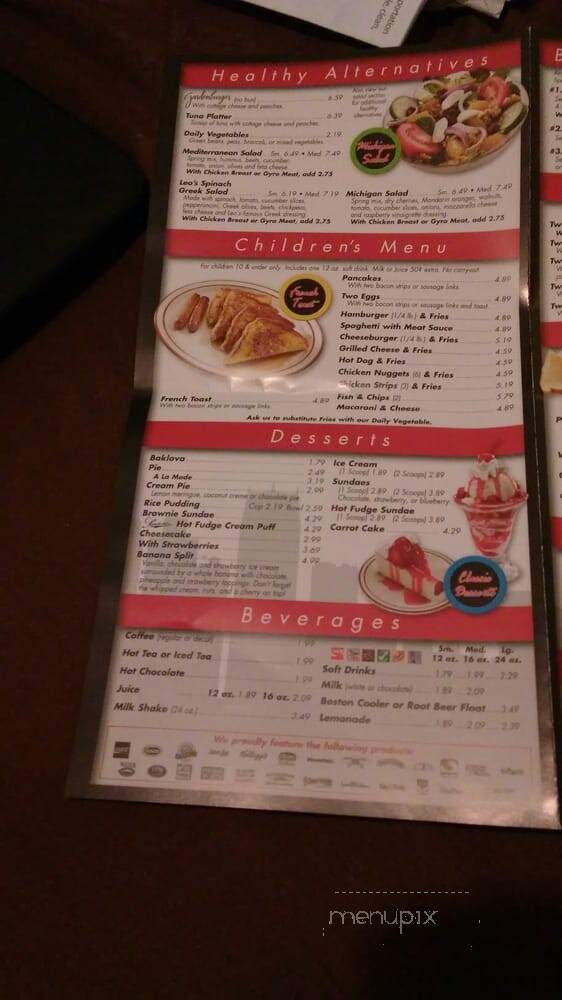 Leo's Coney Island - Taylor, MI menu_pic