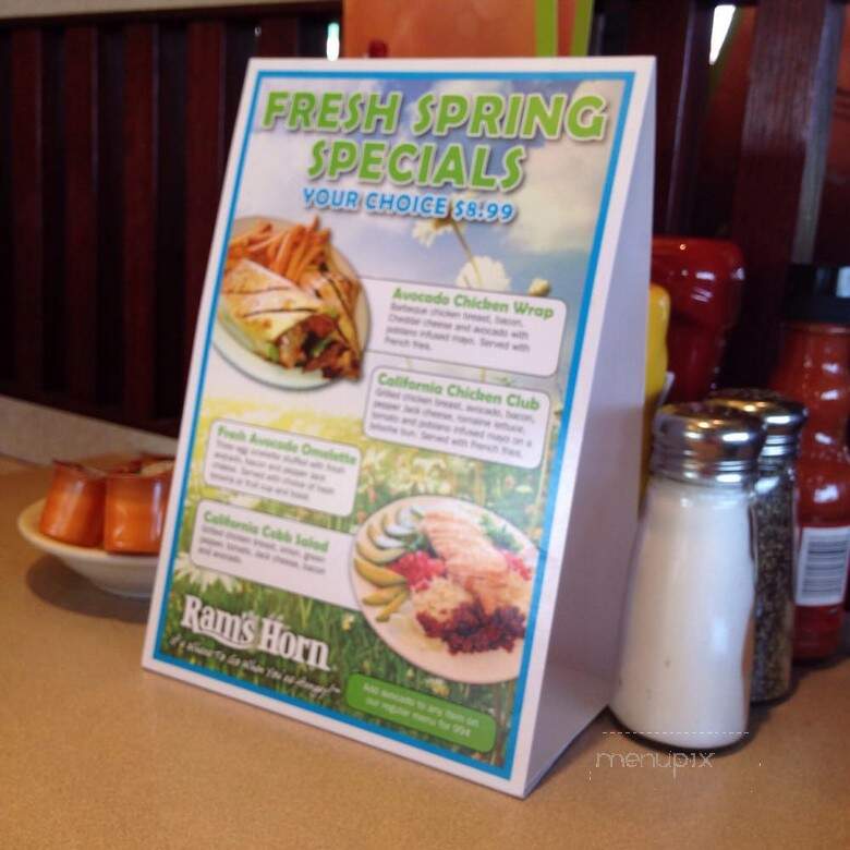 Ram's Horn Restaurant - Taylor, MI menu_pic