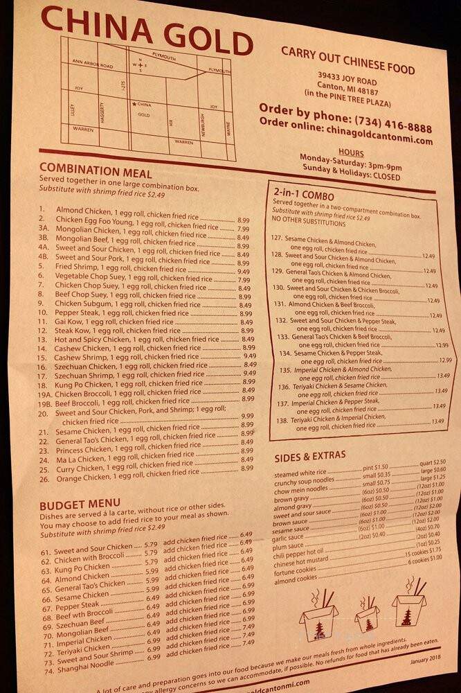 China Gold - Canton, MI menu_pic