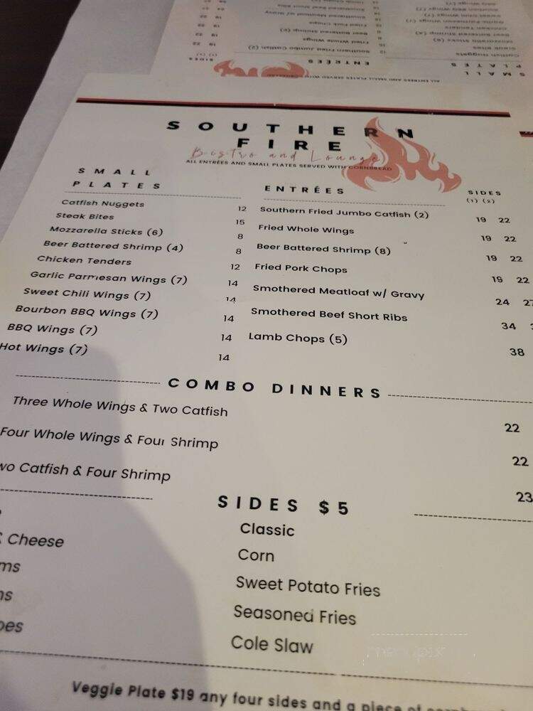 Southern Fire - Detroit, MI menu_pic
