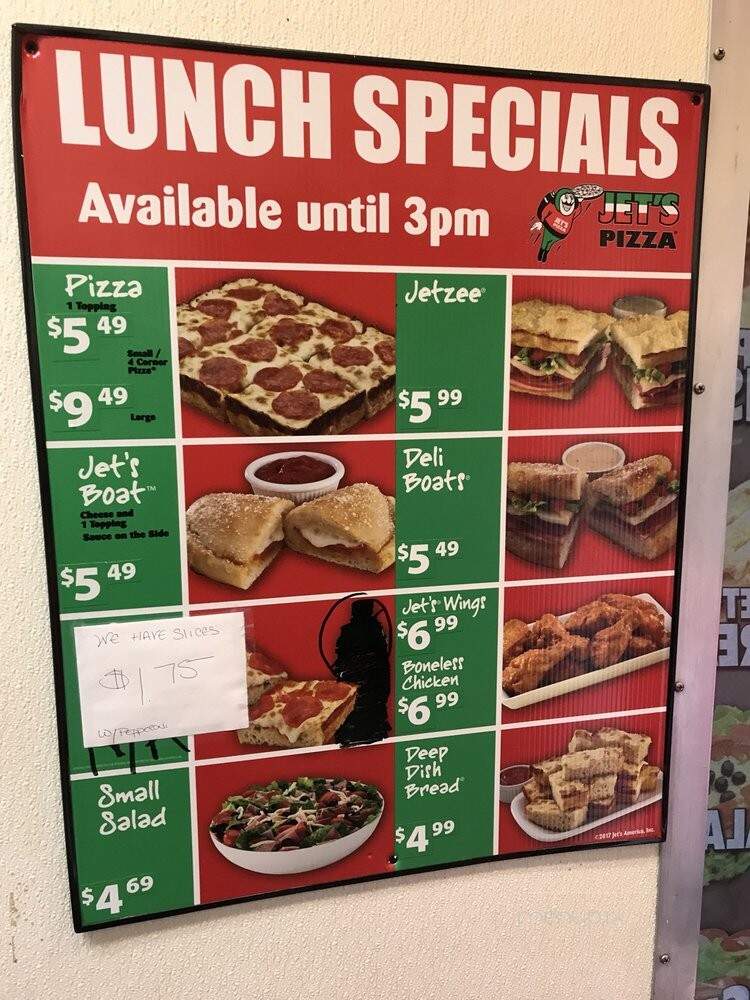 Jet's Pizza - Detroit, MI menu_pic