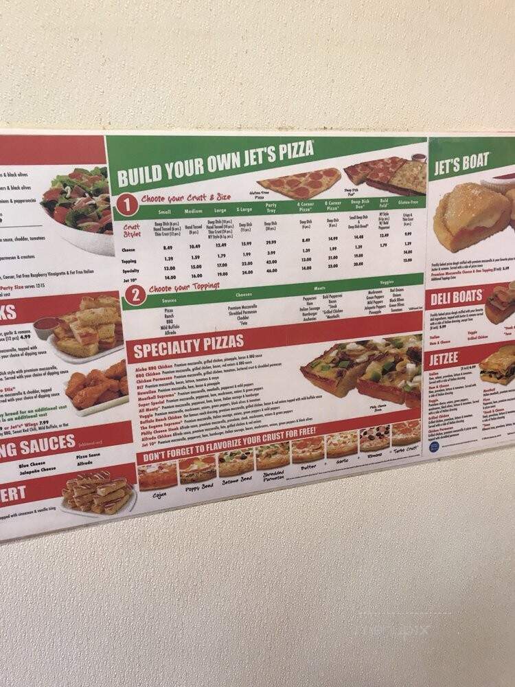 Jet's Pizza - Detroit, MI menu_pic