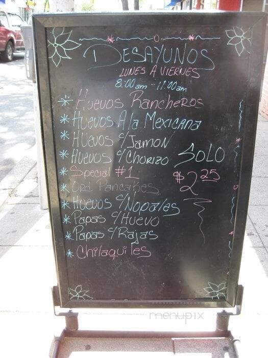 Taqueria Nuestra Familia - Detroit, MI menu_pic