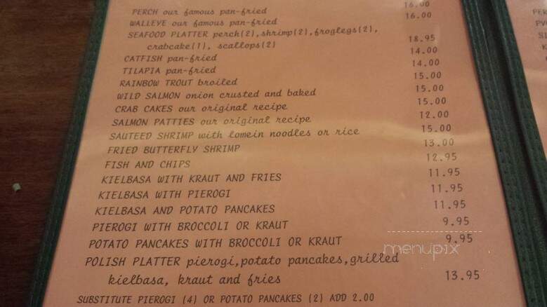 Ivanhoe Cafe - Detroit, MI menu_pic