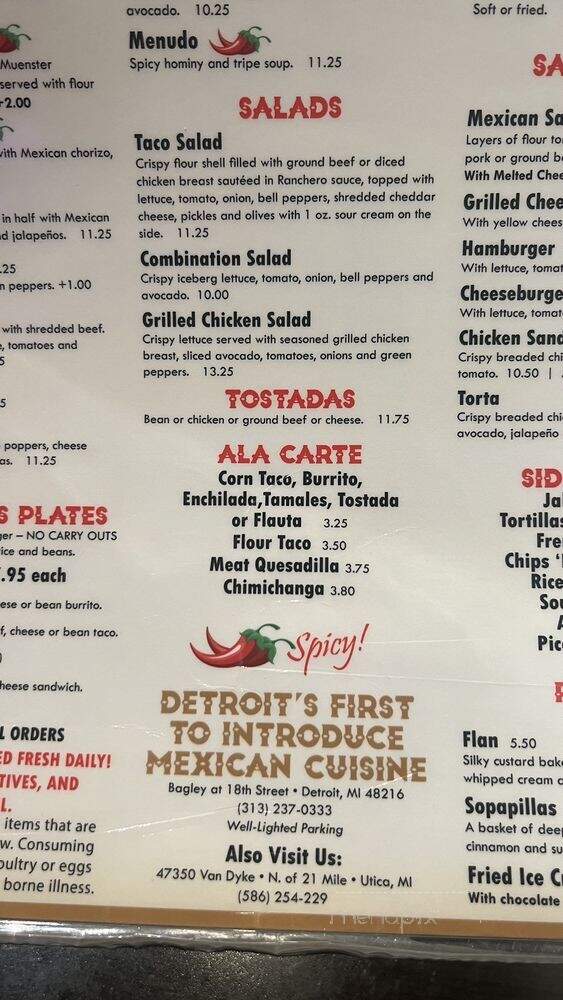 Mexican Village Restaurant - Detroit, MI