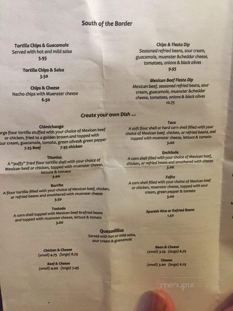 Warrilow Bar - Ferndale, MI menu_pic
