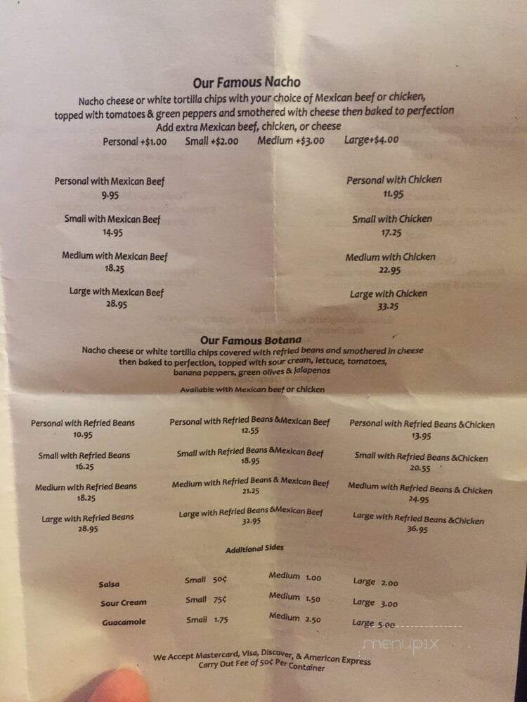 Warrilow Bar - Ferndale, MI menu_pic