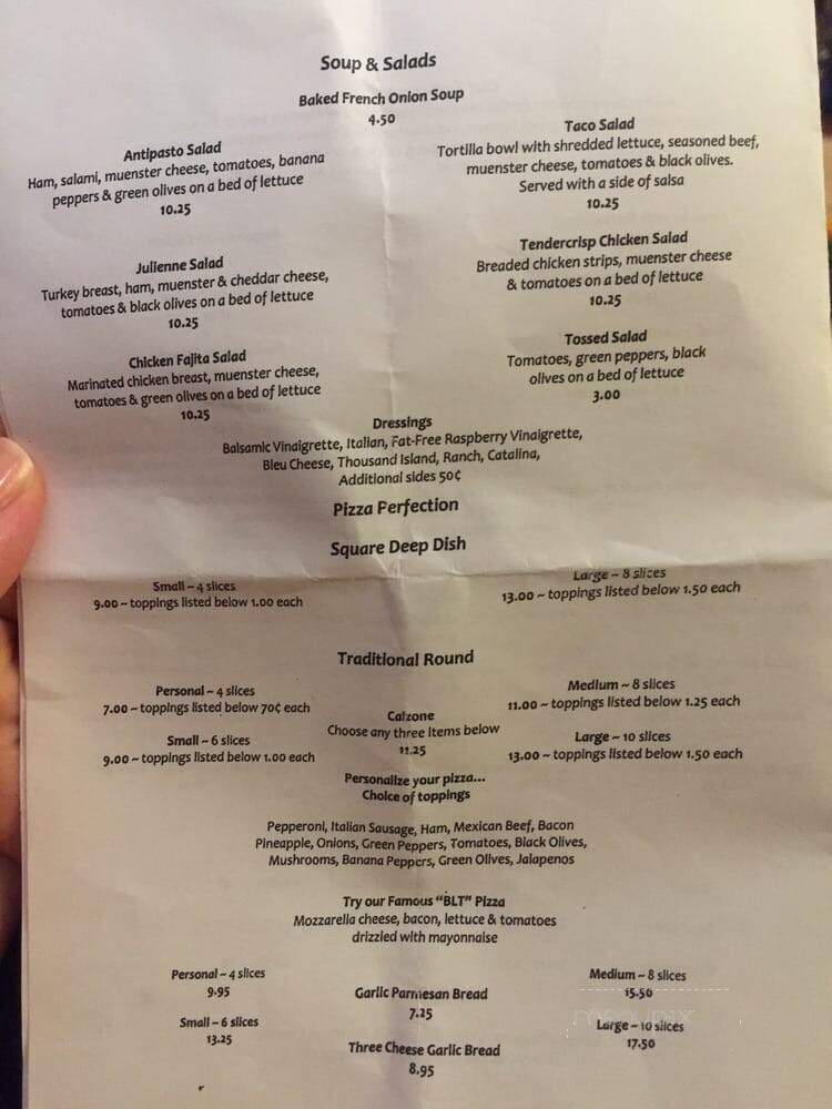 Warrilow Bar - Ferndale, MI menu_pic