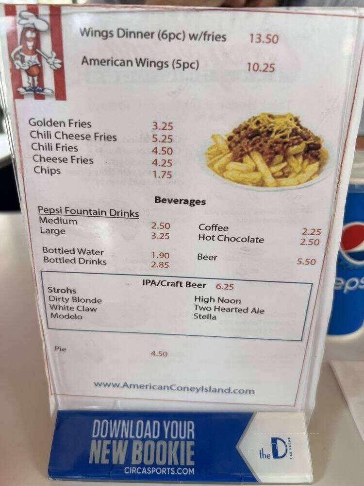 American Coney Island - Detroit, MI menu_pic
