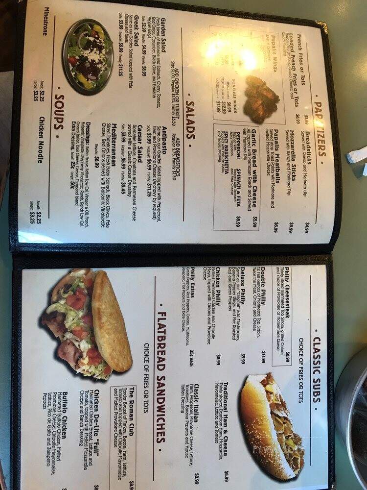 Pizzapapalis Taverna - Detroit, MI menu_pic