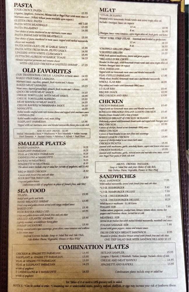 Ferlito's Family Dining & Pzza - Grosse Pointe Woods, MI menu_pic