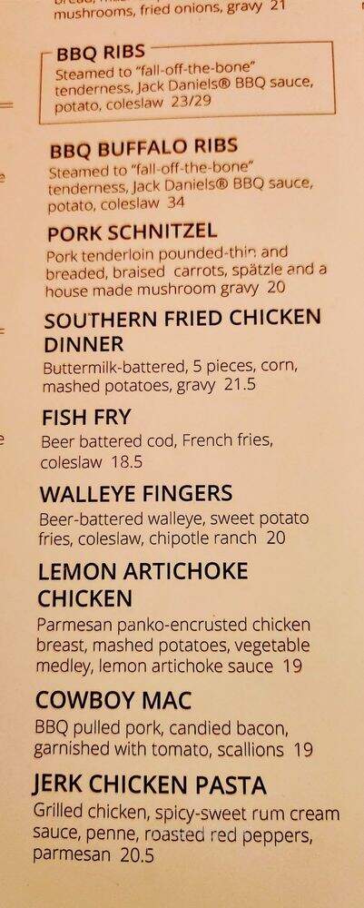 Moose Preserve Bar & Grill - Bloomfield Hills, MI menu_pic