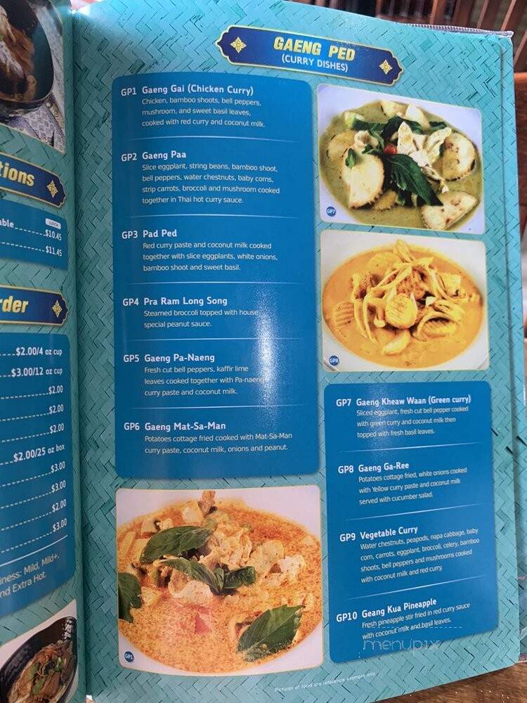 Sukhothai - Rochester Hills, MI menu_pic