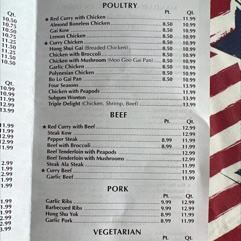Ho Wah Chinese Restaurant - Sterling Heights, MI menu_pic