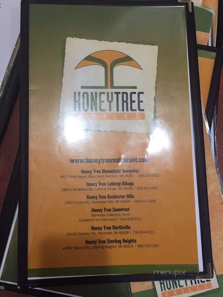 Honey Tree Restaurant - Sterling Heights, MI menu_pic