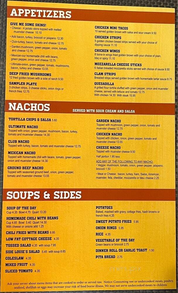 Village Place - Waterford, MI menu_pic