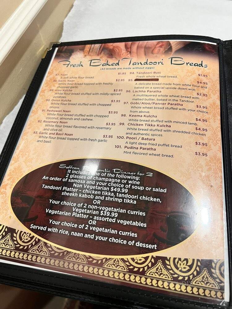 Shallmar Cuisine Of India - Farmington Hills, MI menu_pic