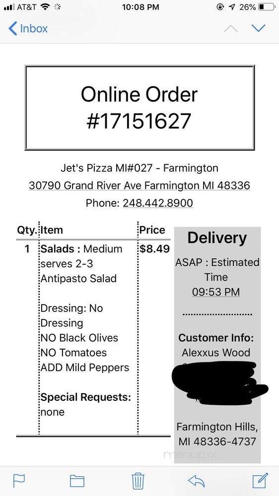 Jet's Pizza - Farmington, MI